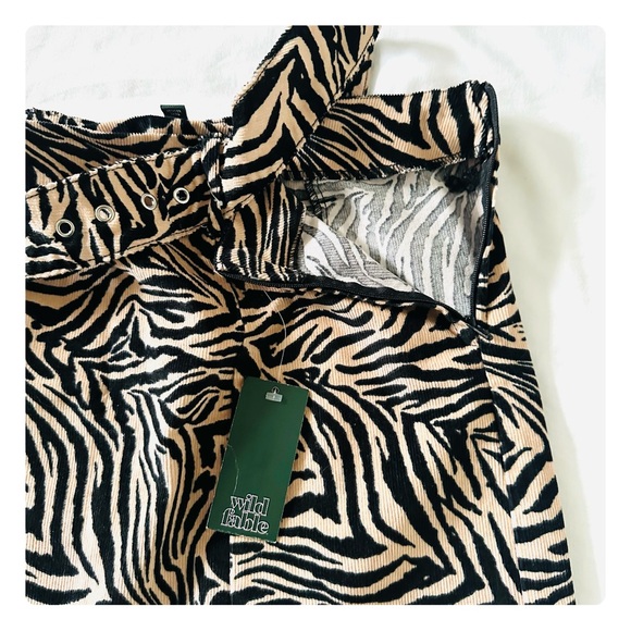 ★ NWT Wild Fable Animal Print Mini Skirt - Tan/Black ★ - Picture 10 of 14